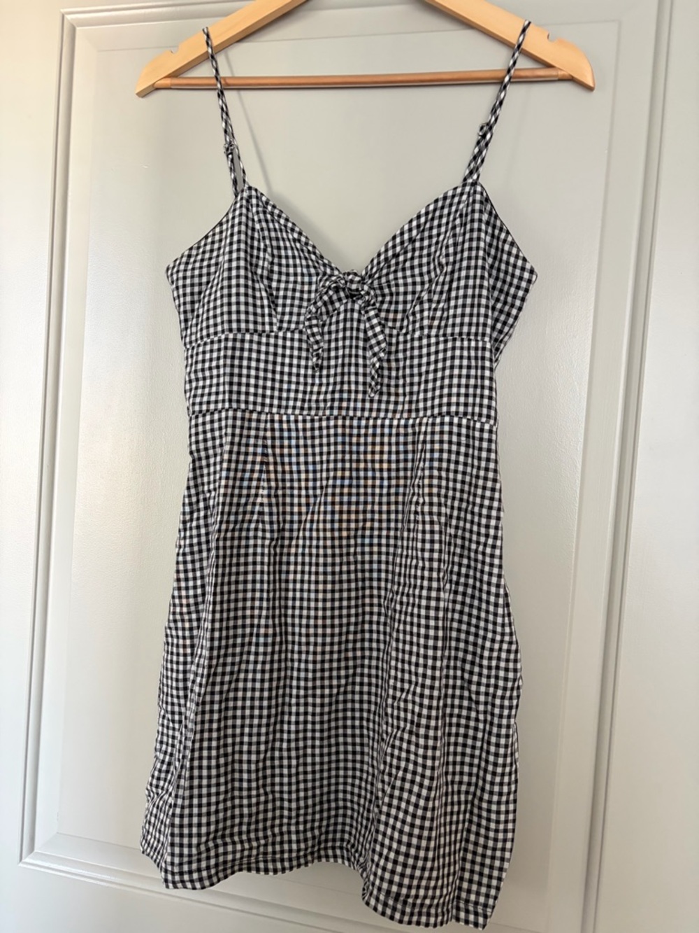 Princess Polly Black and White Gingham Mini Dress